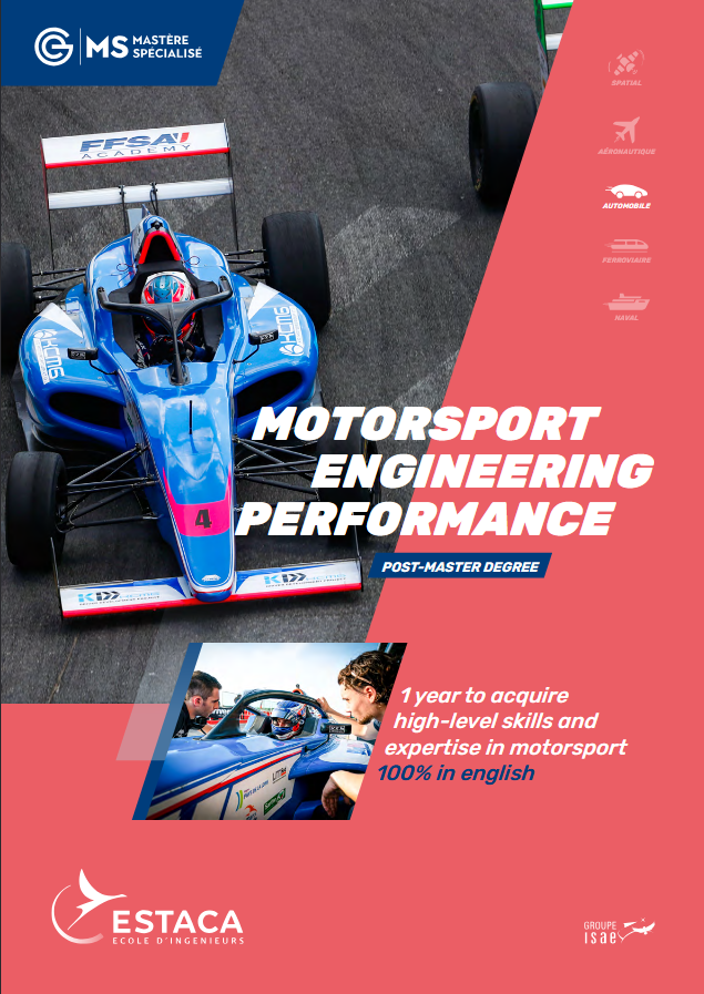 Mastere Spécailisé Motorsport 2026
